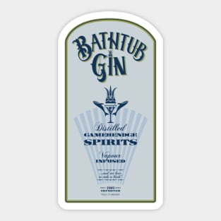 Bathtub Gin Sticker